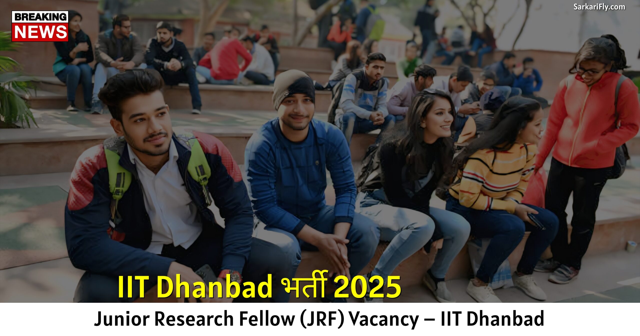 IIT Dhanbad JRF भर्ती 2025 – आवेदन और चयन प्रक्रिया
